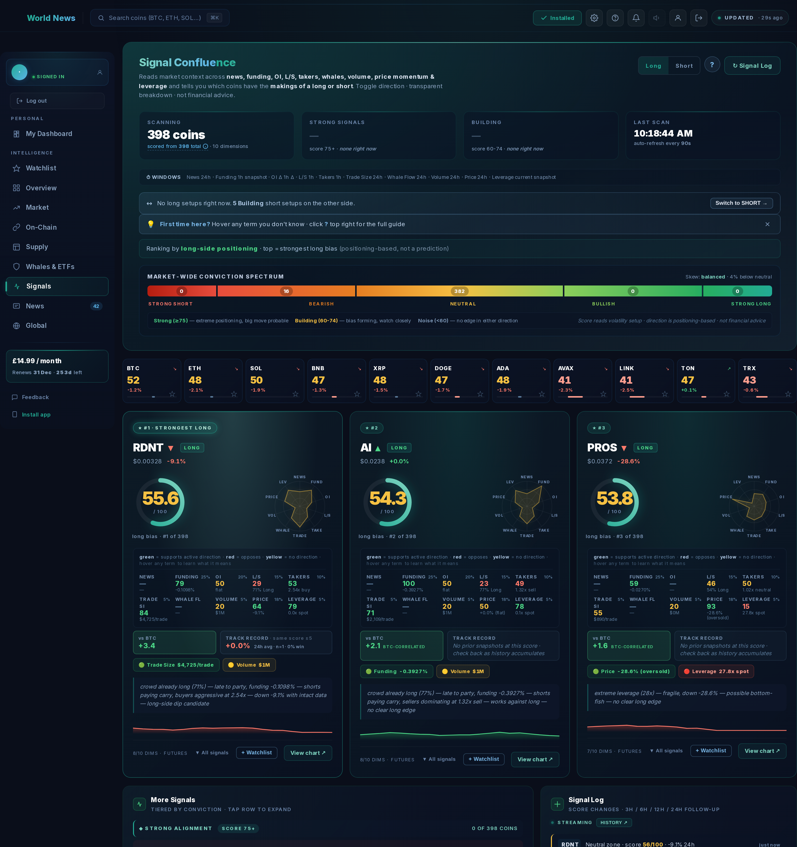 Signals tab preview